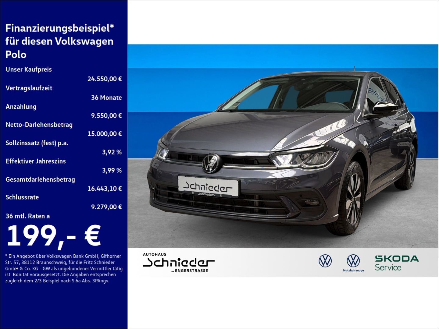 Fahrzeuge 10 Volkswagen Polo 1.0 TSI Goal Rear View Light Assist
