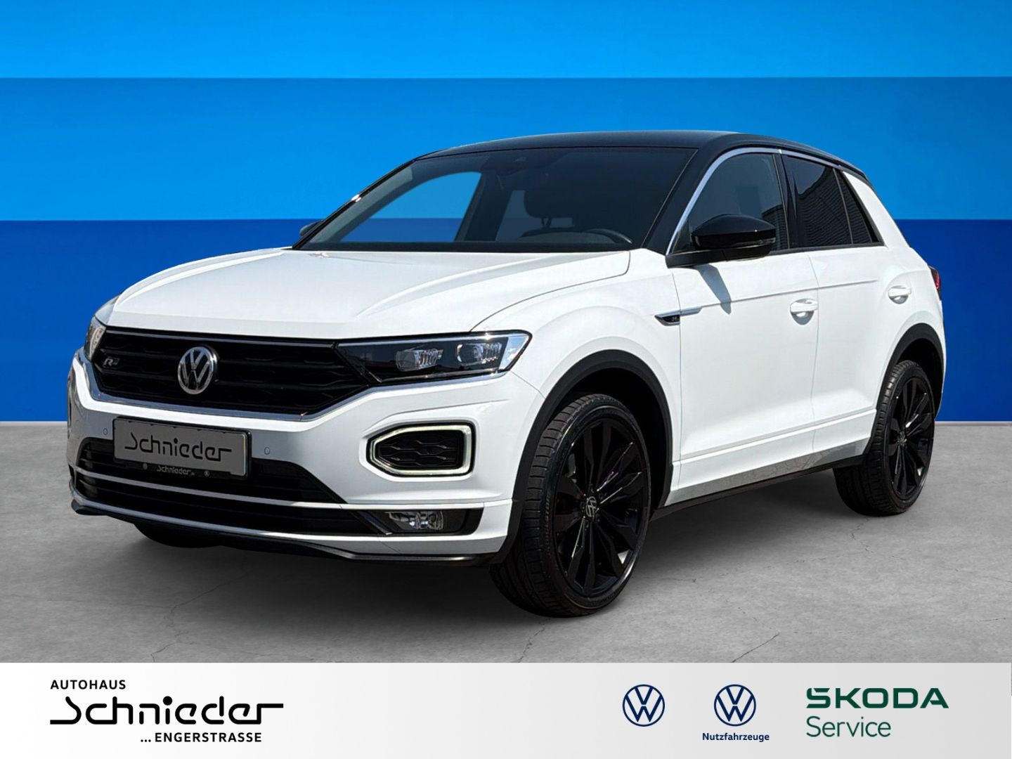 Fahrzeugabbildung Volkswagen T-Roc 1.5 TSI DSG R-Line Sport Rear View Navi