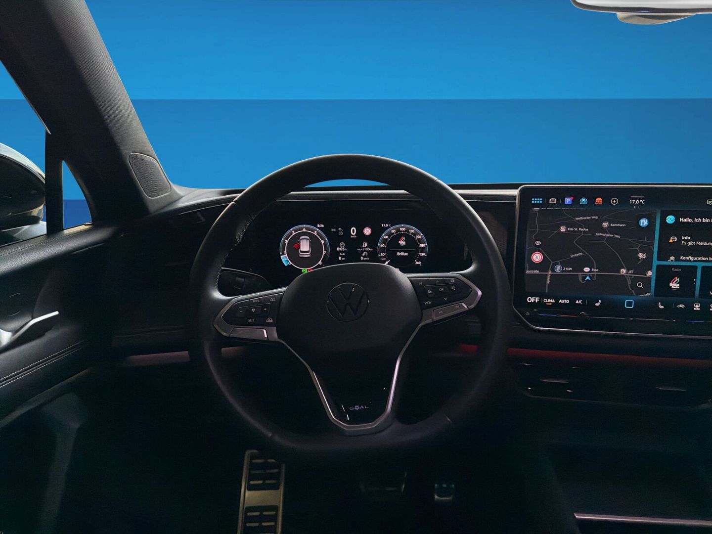 Fahrzeug 13 Fahrzeugabbildung Volkswagen Tiguan 1.5 eTSI Goal AHK IQ.LIGHT Rear View - mit KI generiert/bearbeitet