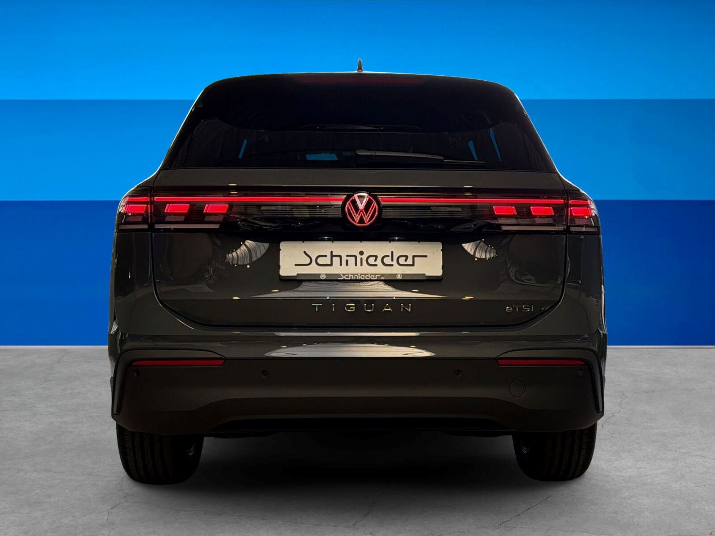 Fahrzeug 9 Fahrzeugabbildung Volkswagen Tiguan 1.5 eTSI Goal AHK IQ.LIGHT Rear View - mit KI generiert/bearbeitet
