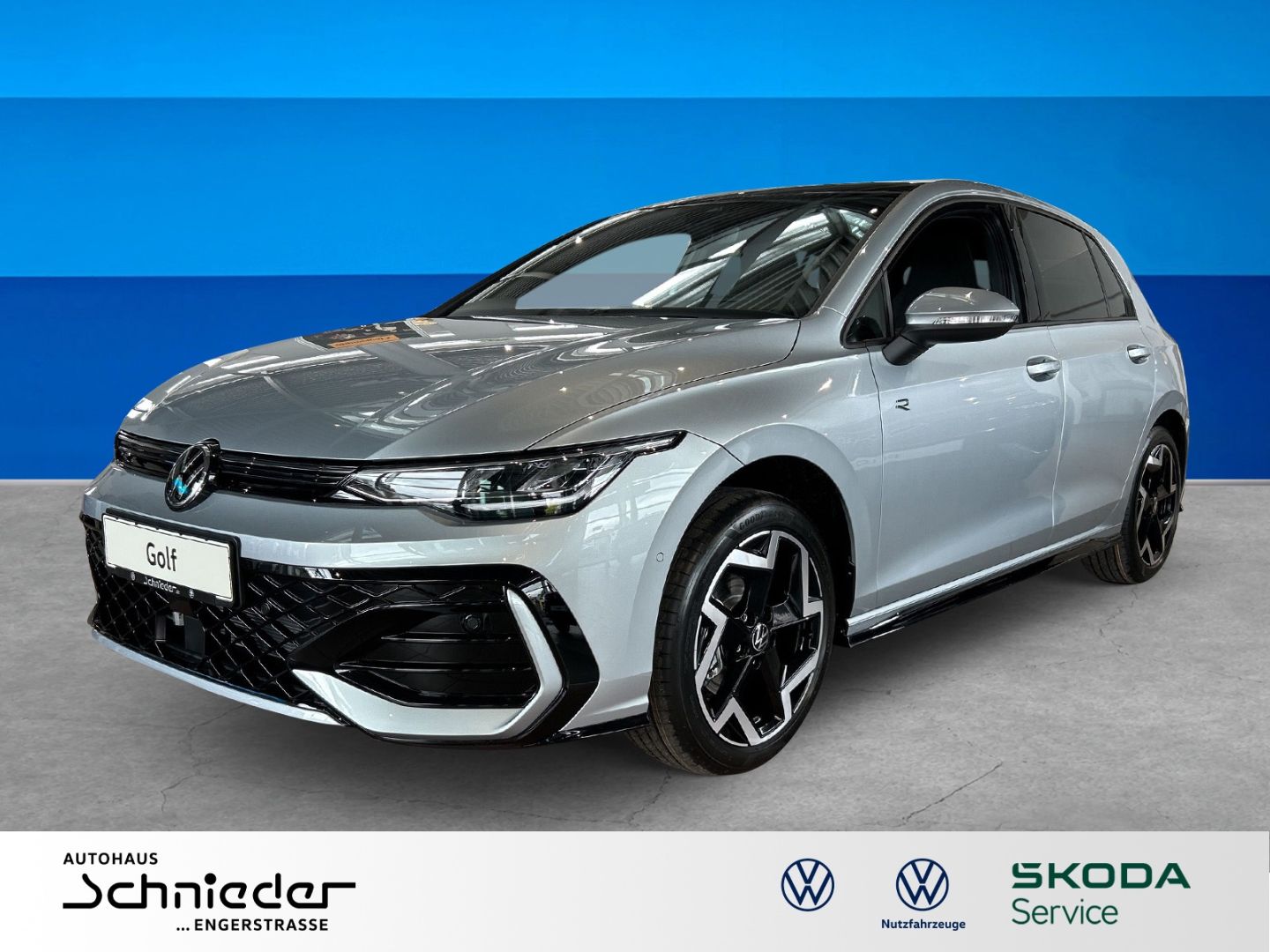 Fahrzeug 3 Fahrzeugabbildung Volkswagen Golf R-Line 1,5 l eTSI PANO BUSINESS PREMIUM REA - mit KI generiert/bearbeitet
