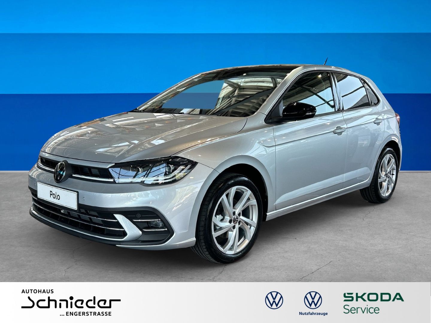 Fahrzeuge 1 Volkswagen Polo Style 1,0l TSI BLACK ROOF AHK REAR VIEW