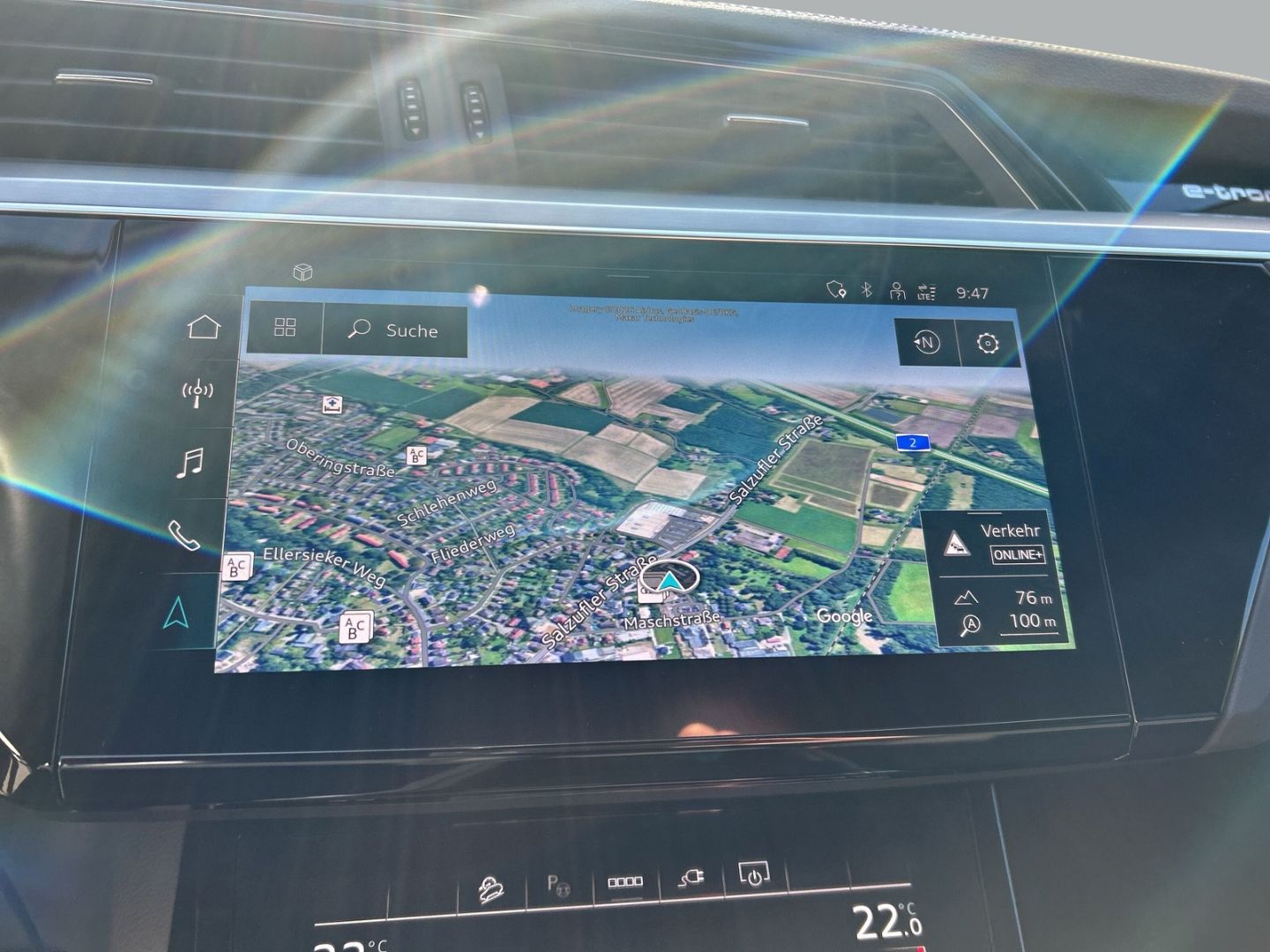 Fahrzeugabbildung Audi Q8 e-tron Sportback 50 LED Kamera Optik Paket Lu - mit KI generiert/bearbeitet