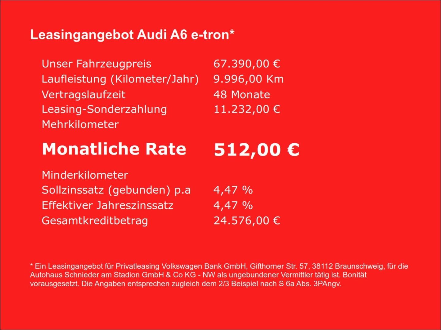 Fahrzeug 5 Fahrzeugabbildung Audi A6 e-tron AVANT 210 KW+LED+AHK+SHZ+HUD+TECH+CARP