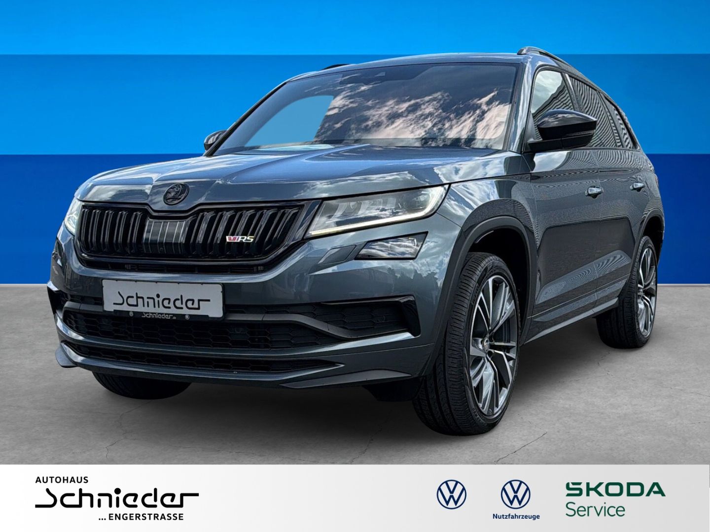 Fahrzeuge 6 SKODA Kodiaq 2.0 Bi-TDI RS 4x4 REAR VIEW AHK Navi
