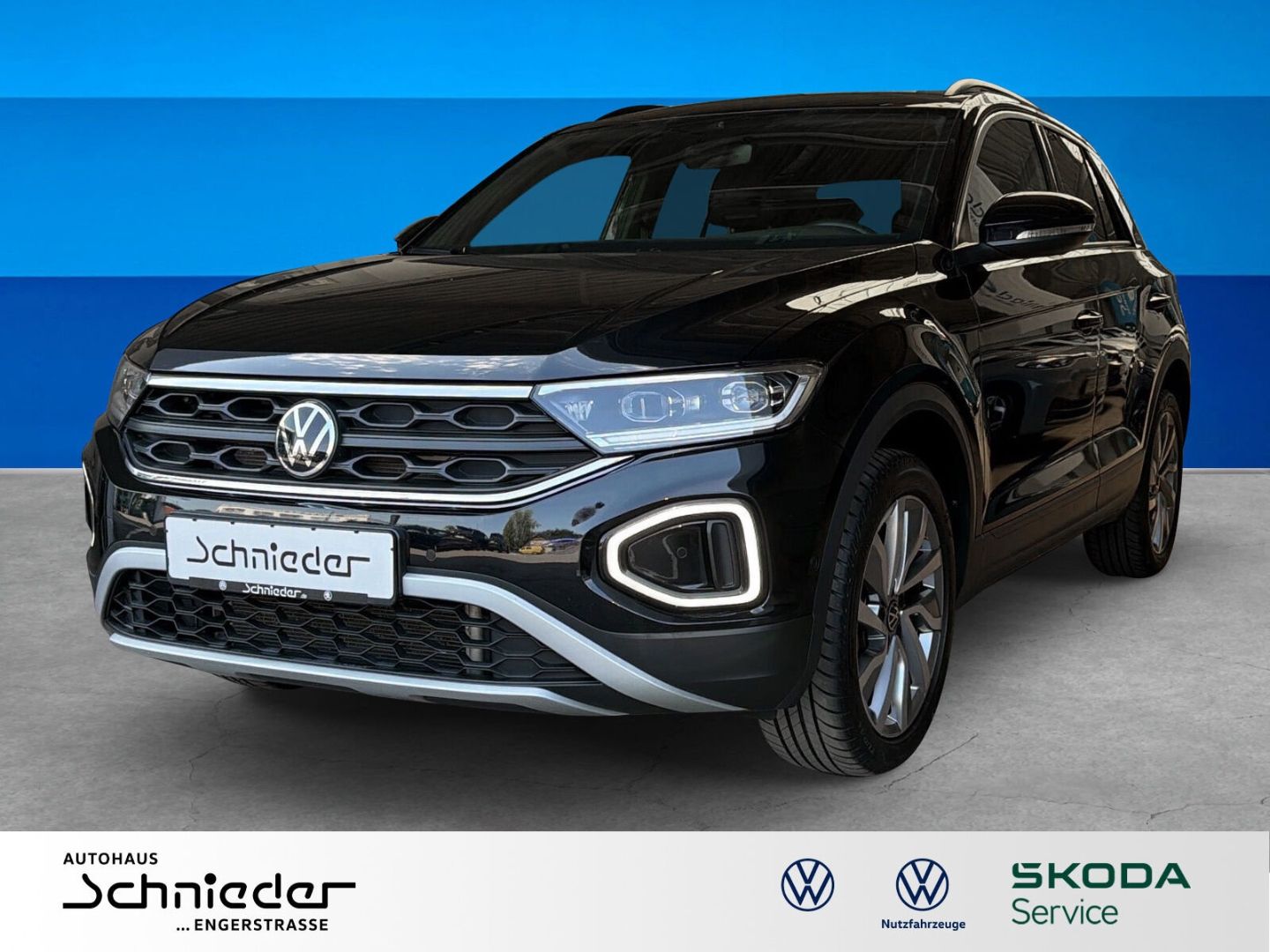 Fahrzeug 3 Fahrzeugabbildung Volkswagen T-Roc 1.5 TSI Goal RearView Clima Navi LED-Plus