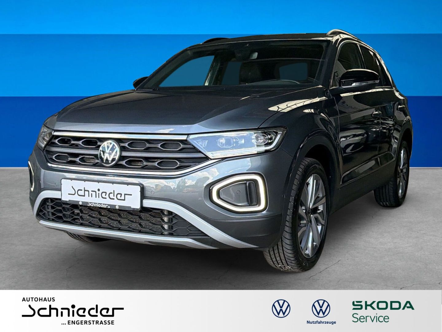 Fahrzeugabbildung Volkswagen T-Roc 1.5 TSI Goal Rear View Clima LED Navi