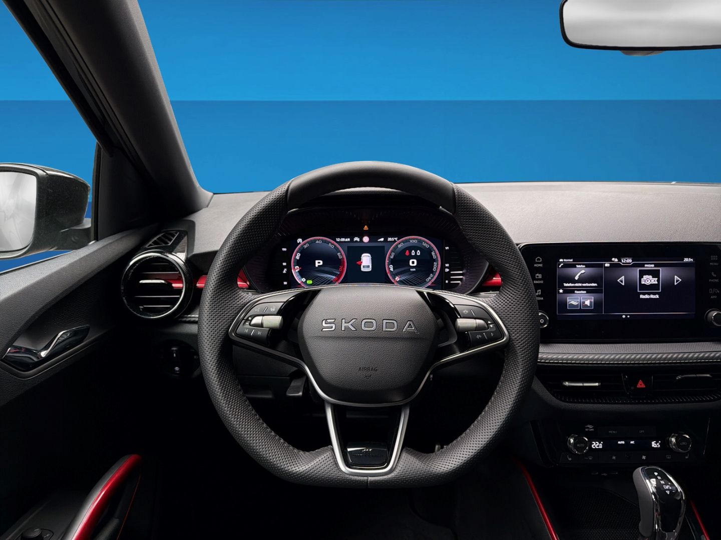 Fahrzeug 12 Fahrzeugabbildung SKODA Fabia 1.0 TSI Monte Carlo Virtual Cockpit Clima - mit KI generiert/bearbeitet