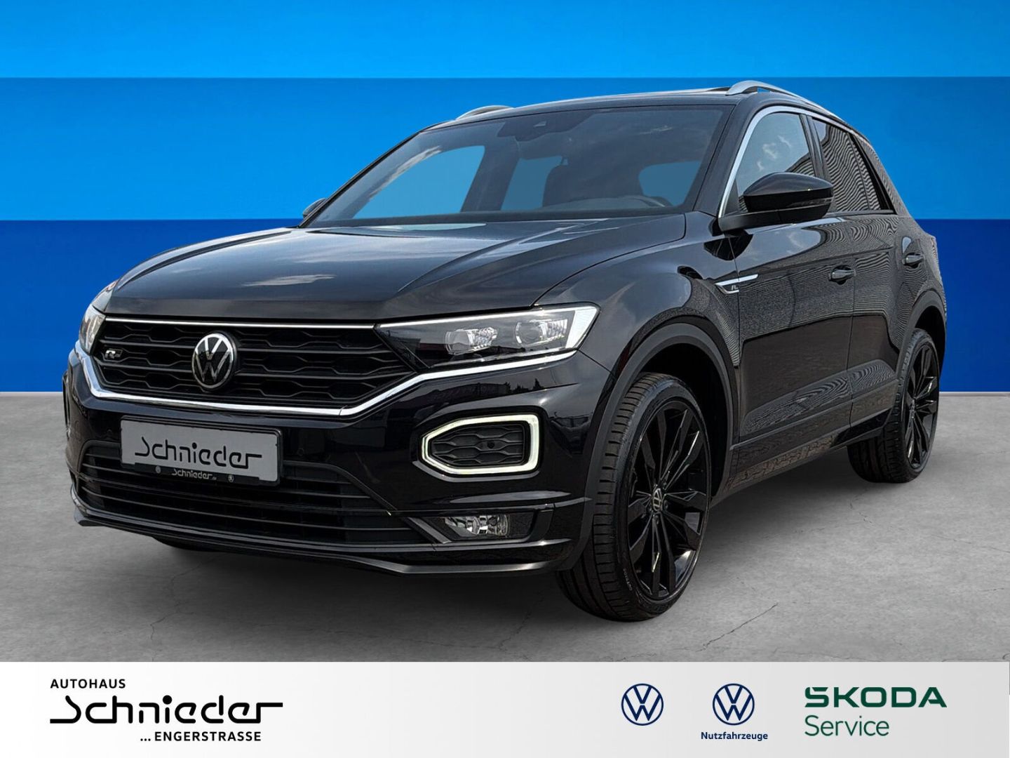 Fahrzeug 3 Fahrzeugabbildung Volkswagen T-Roc 1.5 TSI Sport R-Line Rear View Pano AHK