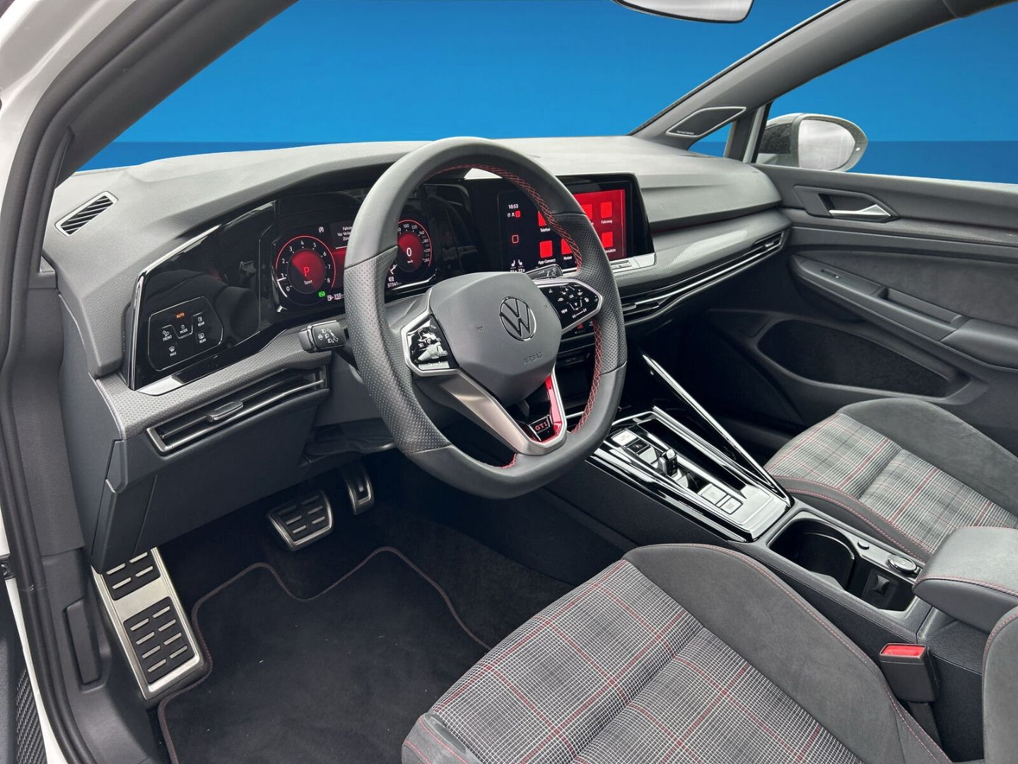 Fahrzeug 12 Fahrzeugabbildung Volkswagen Golf VIII 2.0 TSI GTI Navi Digitales Cockpit Sou - mit KI generiert/bearbeitet