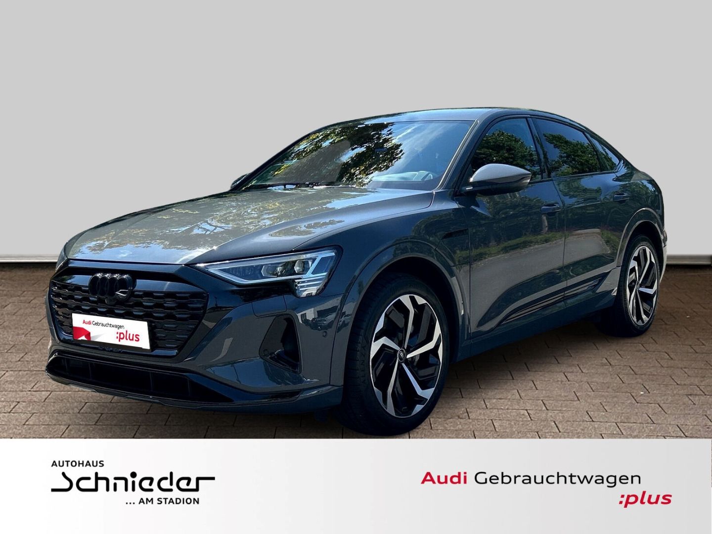 Fahrzeugabbildung Audi Q8 e-tron Sportback 50 LED Optik Paket Sportsitz - mit KI generiert/bearbeitet