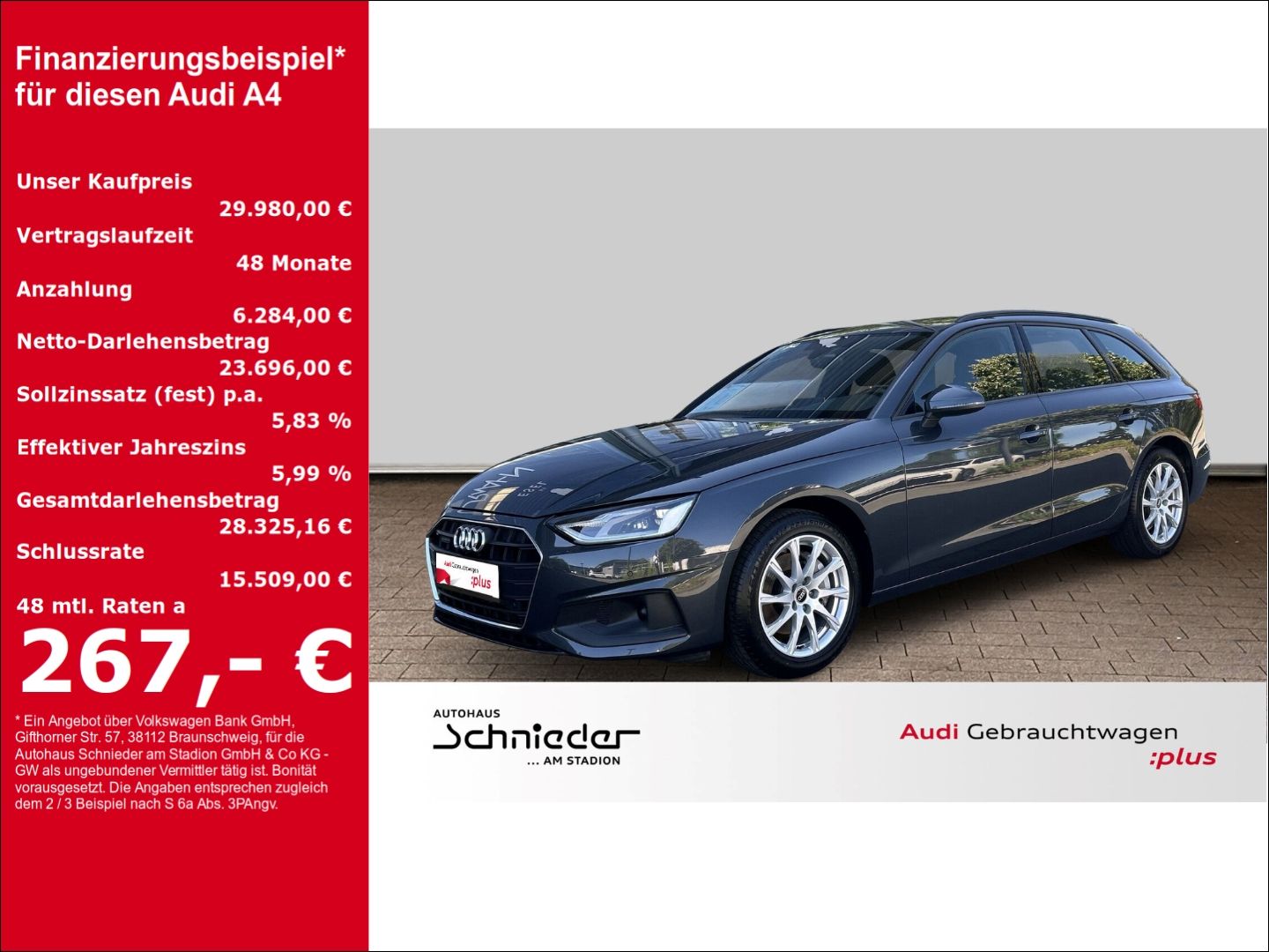 Fahrzeuge 10 Audi A4 Avant 40 TDI quattro Stronic LED Kamera AHK A - mit KI generiert/bearbeitet