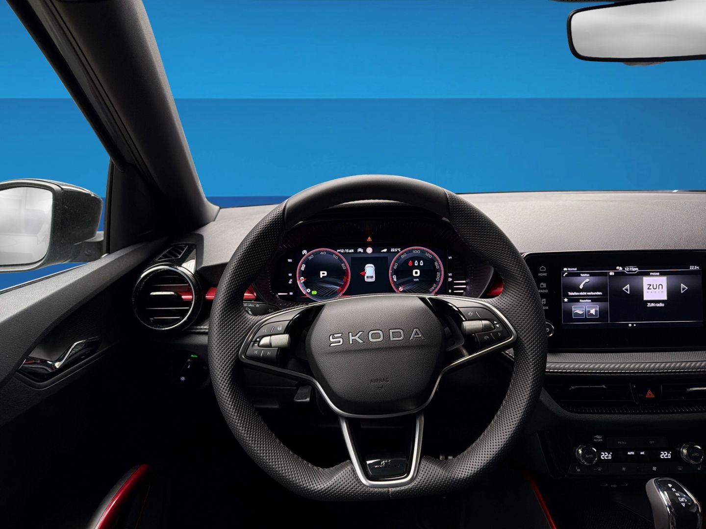 Fahrzeug 11 Fahrzeugabbildung SKODA Fabia 1.0 TSI Monte Carlo Rückfahrkamera LED - mit KI generiert/bearbeitet