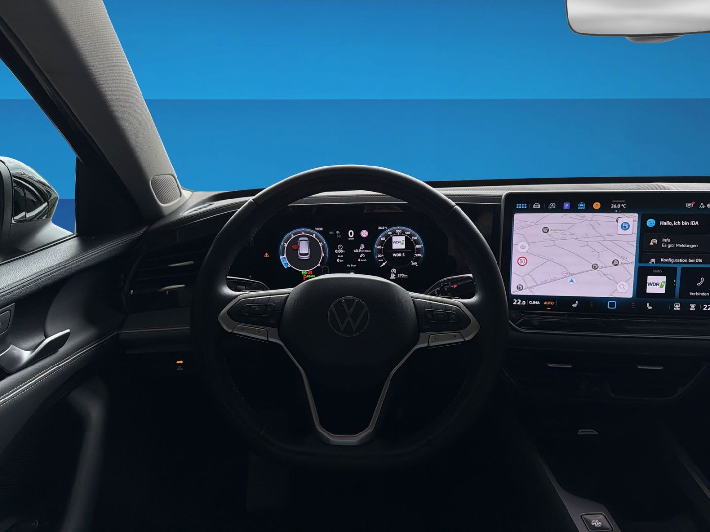 Fahrzeugabbildung Volkswagen Passat 1.5 eTSI Business Rear View Navi Clima - mit KI generiert/bearbeitet