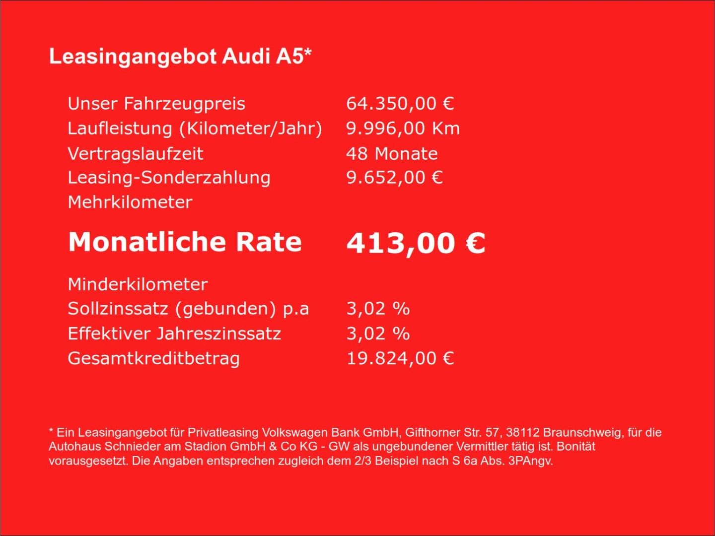 Fahrzeug 5 Fahrzeugabbildung Audi A5 TDI AVANT QUATTRO+LED+AHK+B&O+MEMORY+KAMERA