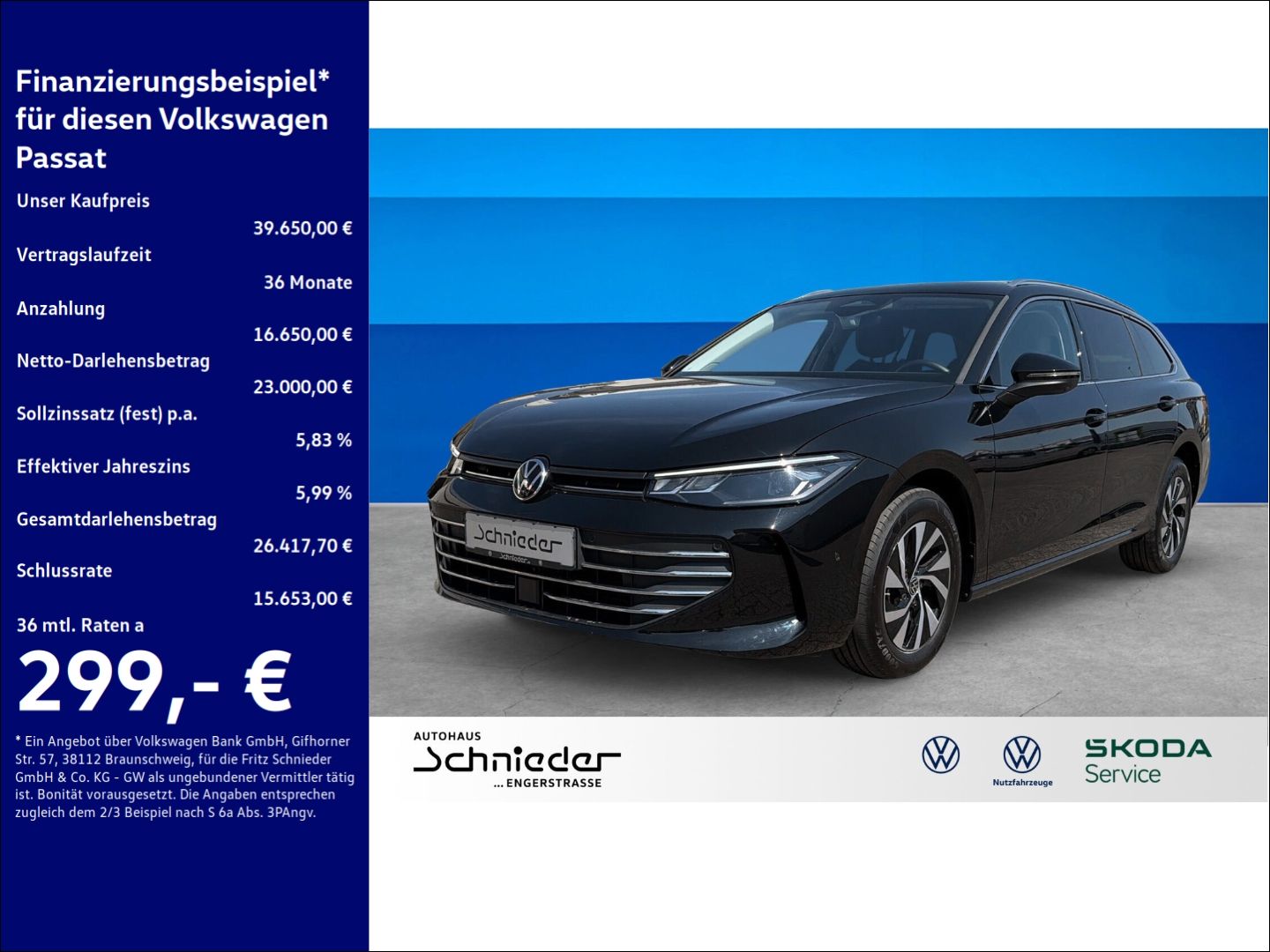 Fahrzeuge 3 Volkswagen Passat 2.0 TDI Business Premium AHK 360 Kamera