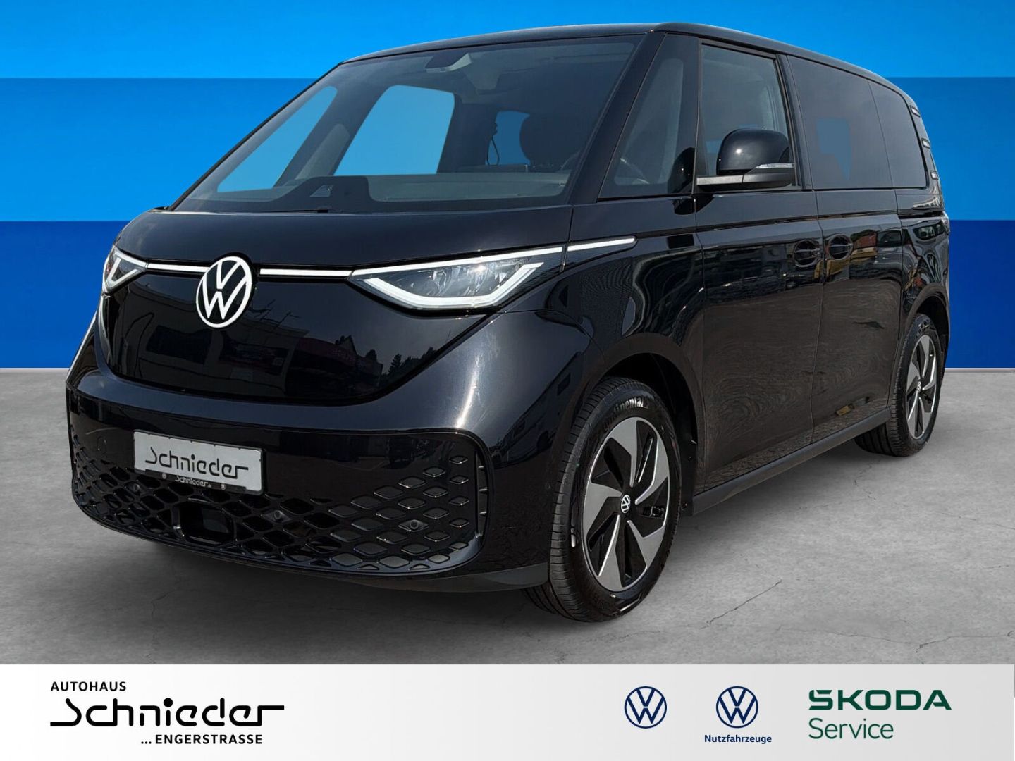 Fahrzeugabbildung Volkswagen ID. Buzz Bus Pro 150 kW Rear View Infotainment-P