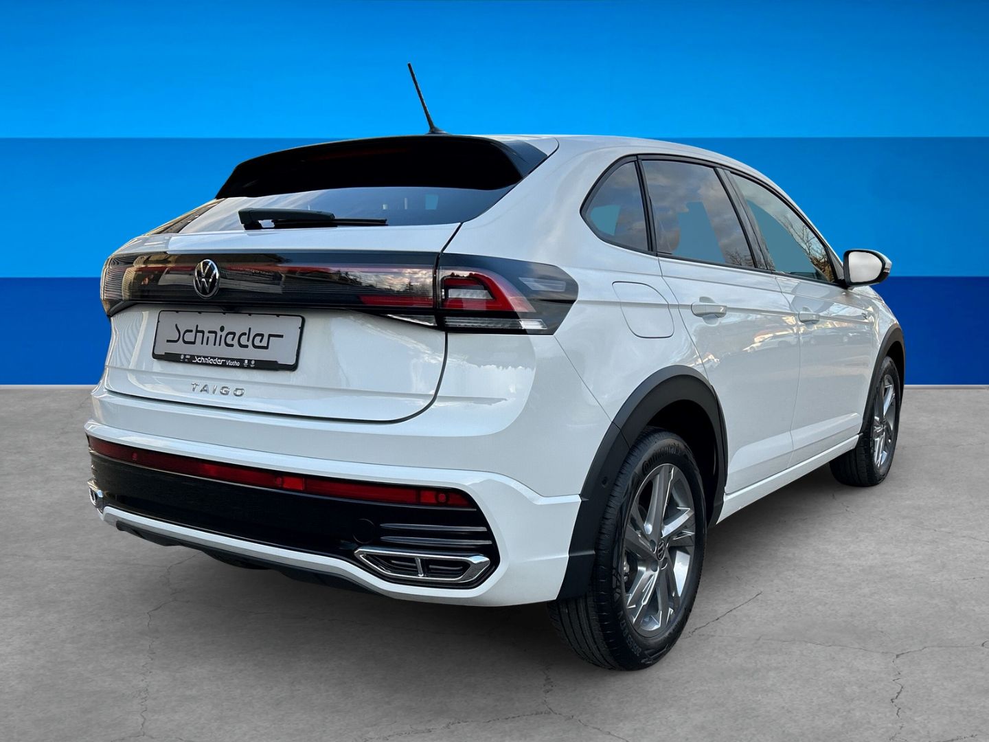 Fahrzeug 7 Fahrzeugabbildung Volkswagen Taigo R-Line 1,5 l TSI DSG PANO MATRIX RKAMERA - mit KI generiert/bearbeitet