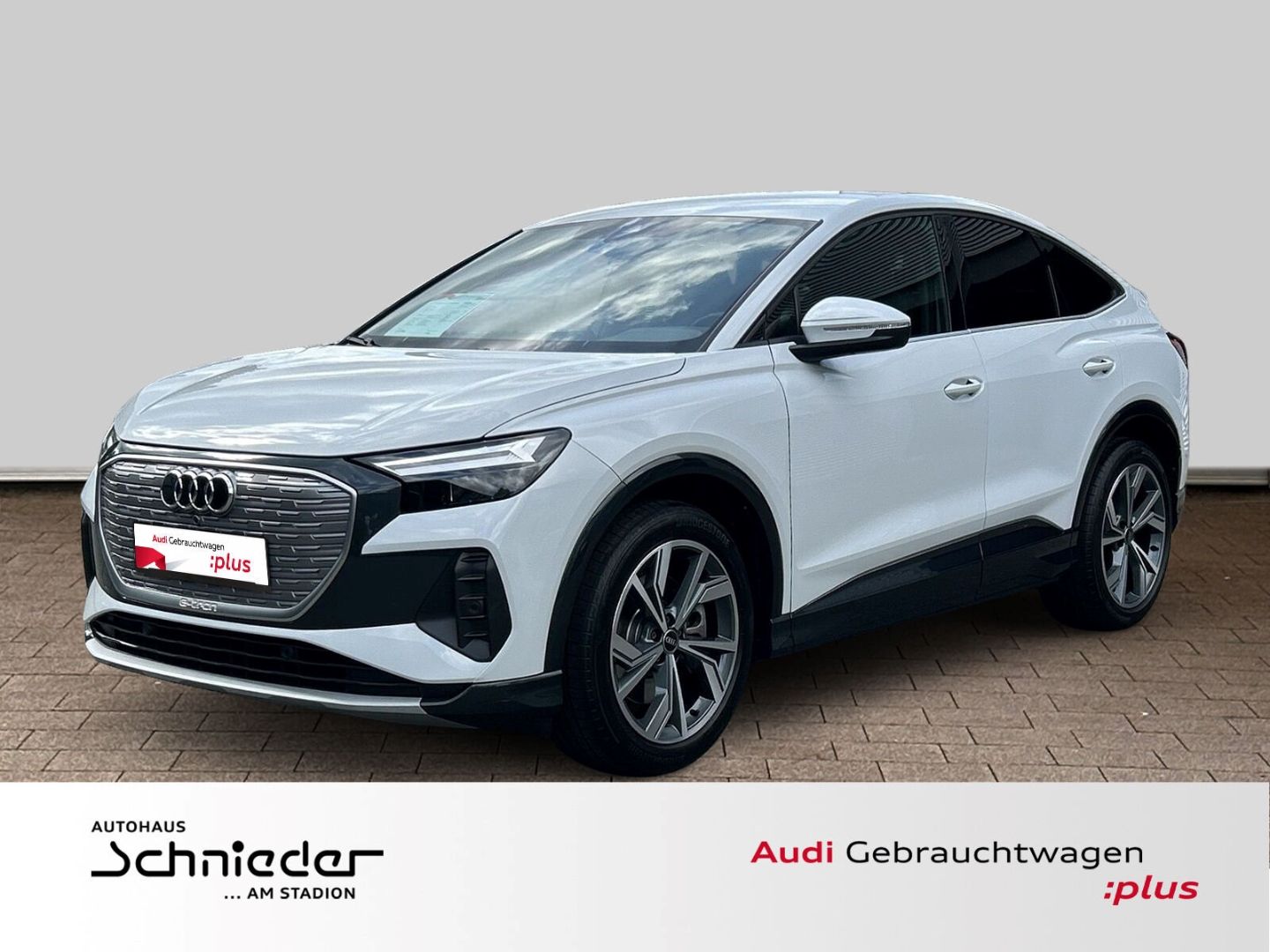 Fahrzeug 3 Fahrzeugabbildung Audi Q4 40 Sportback AHK+NAVI+VIRTUAL+SH+PDC+DAB+CARP - mit KI generiert/bearbeitet